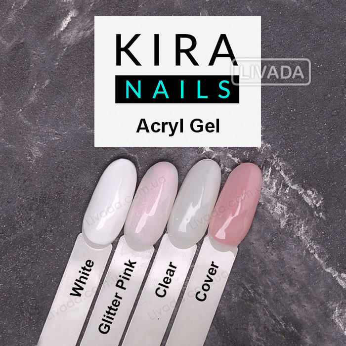 KIRA NAILS Acryl Gel Cover (30 мл.) Акрил-гель (Полигель) натуральный бежевый Кира Нейлс